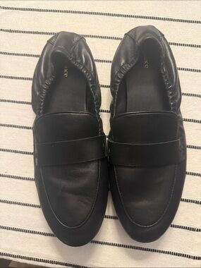 Quince Black Women Slip-On Penny Loafers